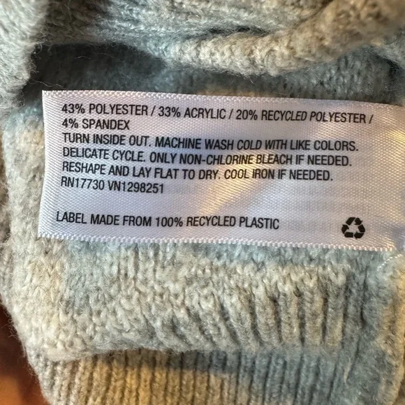 a new day Light Gray Striped Knit Cardigan - Picture 4 of 4